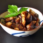 Chicken and Aubergine in Garlic Miso Sauce