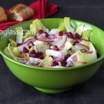 Feta, Chicory and Pomegranate Salad