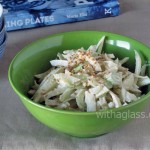 Fennel Salad with Sesame Paste and Yogurt Sauce